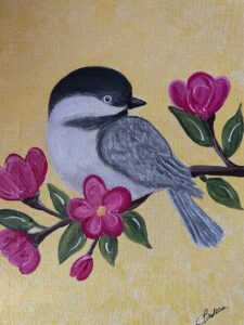 Spring chickadee