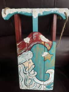 Vintage Santa sled